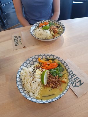 Super delicious curry at Greenway in Ghent