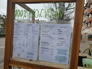 Menu at Lekker GEC in Ghent