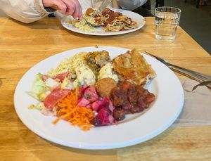 It was very filling!  at Lekker GEC in Ghent