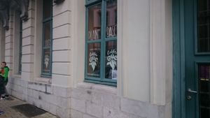 Outside at Lekker GEC in Ghent