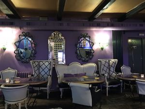 Lounge bar / late dining area  at Radost FX Cafe in Prague