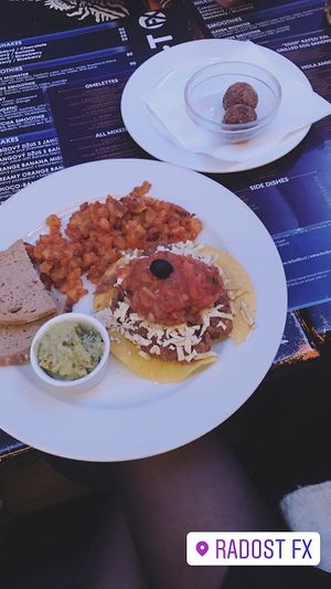 brunch at Radost FX Cafe in Prague