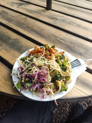 3 salad dish at Morgenstedet in Copenhagen