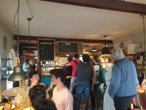 Inside at Morgenstedet in Copenhagen