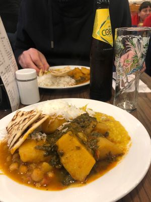 Plate one!! at Bombay Aloo in Brighton