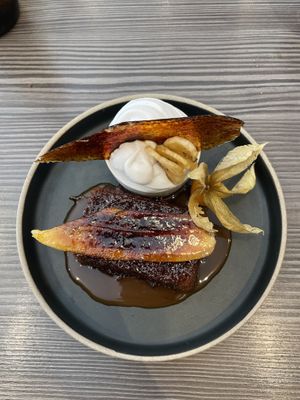 Dessert at Food For Friends in Brighton