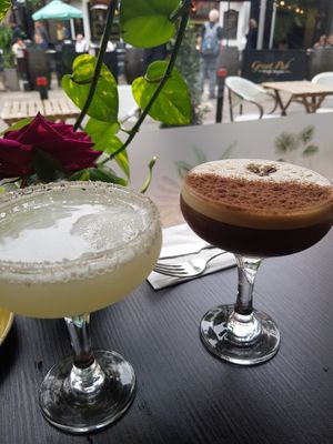 Margarita & Expresso Martini at Food For Friends in Brighton