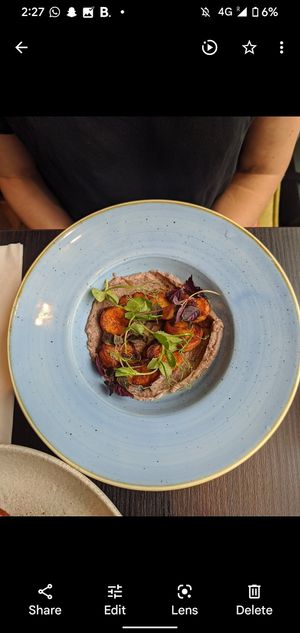 Vegan scallops at Food For Friends in Brighton