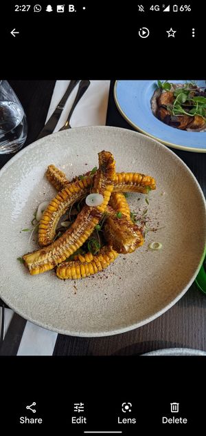 Corn ribs at Food For Friends in Brighton