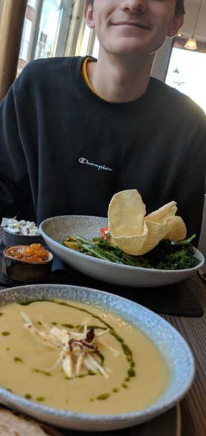 Soup at Food For Friends in Brighton