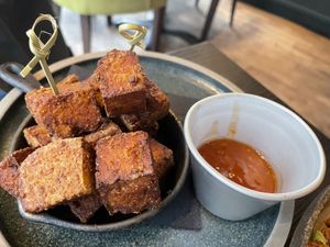 Crispy tofu  at Food For Friends in Brighton