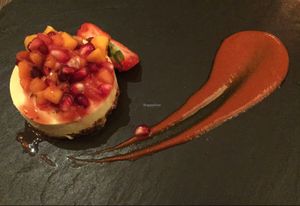 Vegan Cheesecake at Food For Friends in Brighton