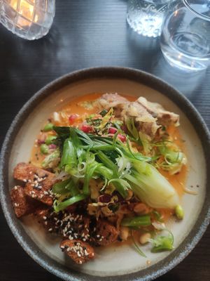 Thai Tofu Salad 👌 at Food For Friends in Brighton