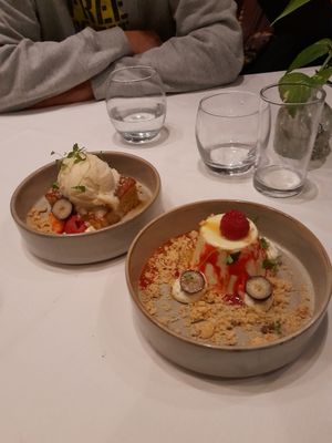 Dessert at Food For Friends in Brighton