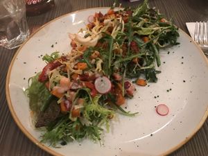 Middle Eastern salad at Food For Friends in Brighton