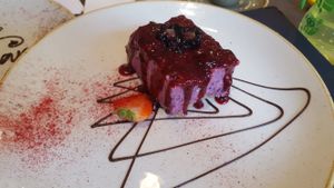 Cheesecake at Food For Friends in Brighton