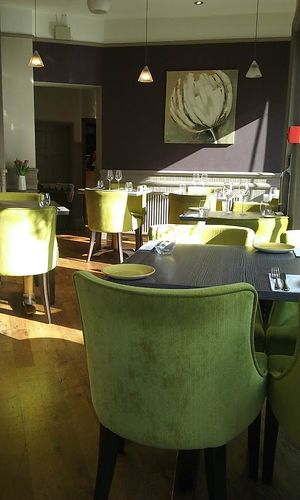 decor at Food For Friends in Brighton