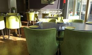 nice decor at Food For Friends in Brighton