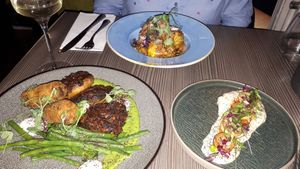 Delicious food at Food For Friends in Brighton