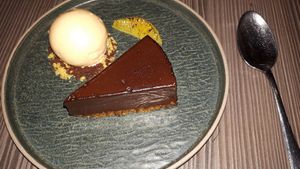 Yummy desserts at Food For Friends in Brighton