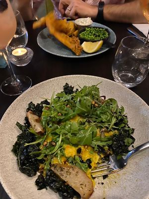 The corn ‘ribs’ are a must try at Food For Friends in Brighton