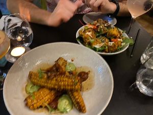 Corn ribs at Food For Friends in Brighton