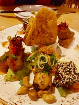 Sorry but this is half eaten. We couldn’t wait at Terre a Terre in Brighton