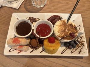 Sharing dessert for 1  at Terre a Terre in Brighton