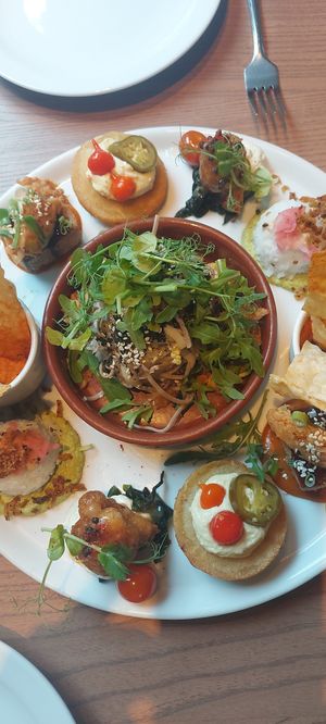 Tapas sharing plate at Terre a Terre in Brighton