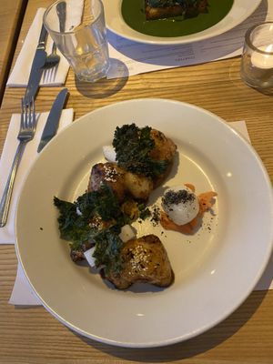 Cauliflower dish with sticky rice and sesame seeds at Terre a Terre in Brighton