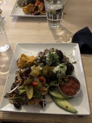 Quinoa and kofta salad- this was really really delicious!! at Wai Kika Moo Kau in Brighton