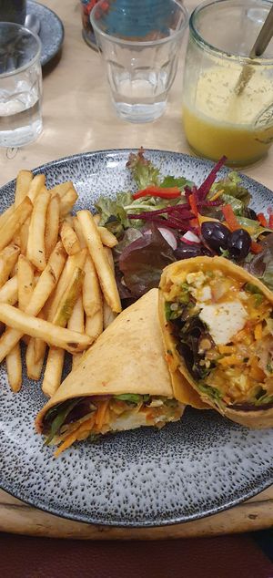 Tofu wrap at Wai Kika Moo Kau in Brighton