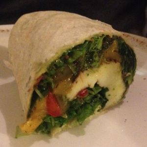 Halloumi wrap at Wai Kika Moo Kau in Brighton