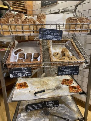 Bakery section   at Infinity Foods in Brighton