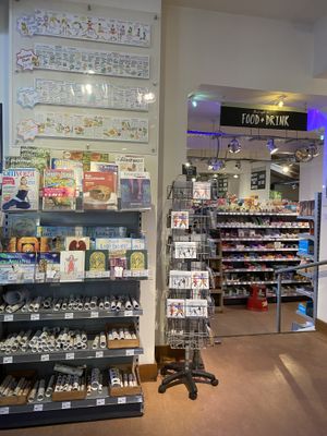 Inside the shop - lovely selection of magazines   at Infinity Foods in Brighton