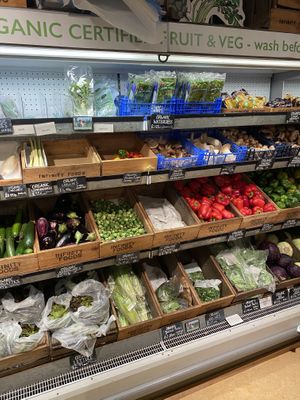 Fruit and veg  at Infinity Foods in Brighton