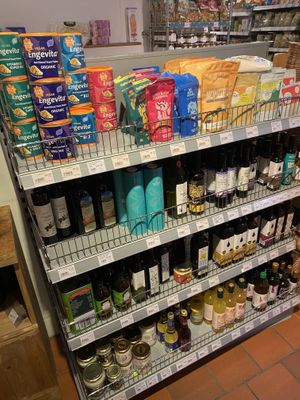 Nooch, oils, tinned foods  at Infinity Foods in Brighton