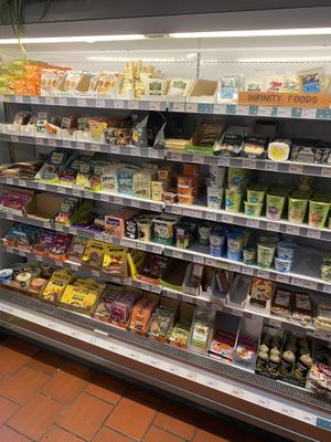 Meat and dairy substitutes  at Infinity Foods in Brighton