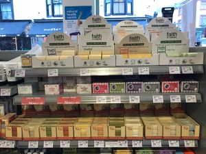 Handmade chemical free soaps at Infinity Foods in Brighton