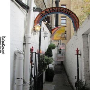 entranceway at Rainbow Vegetarian Cafe in Cambridge