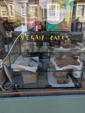 Vegan cakes! at Arjuna Wholefoods Ltd in Cambridge