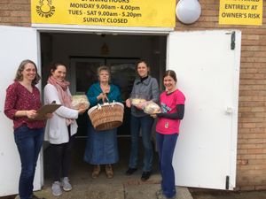 some of the female staff at Daily Bread Co-operative in Cambridge