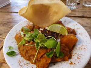 Weekly curry at The Warehouse Cafe in Birmingham