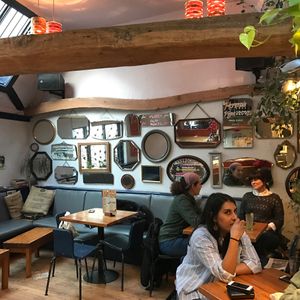 interior at Alley Cafe Bar in Nottingham