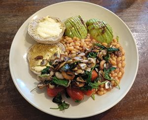 Full English Breakfast at The Magic Cafe in Oxford