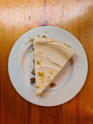 Cheese cake at The Good Life Wholefood Restaurant in Shrewsbury