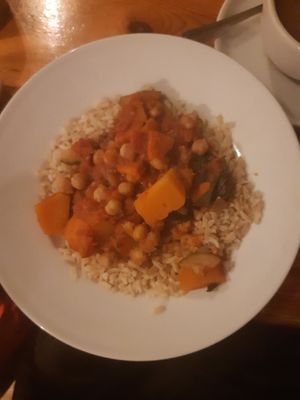 Tagine at The Good Life Wholefood Restaurant in Shrewsbury