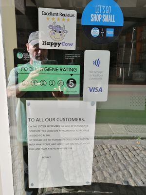  at The Good Life Wholefood Restaurant in Shrewsbury