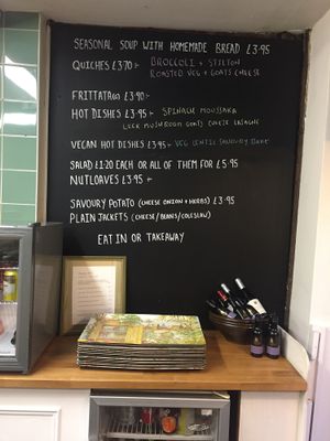 Menu  at The Good Life Wholefood Restaurant in Shrewsbury