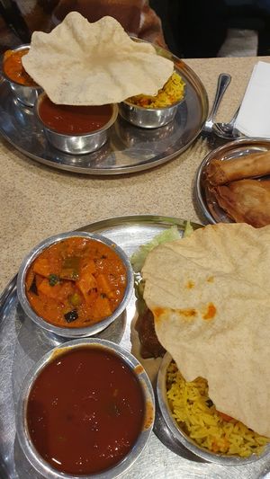 Vegan Thali at Govinda's in London